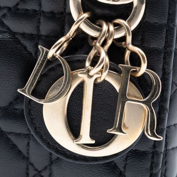 Christian Dior Micro Lady Dior Black Cannage Lambskin Gold Hardware - Picture 7 of 10